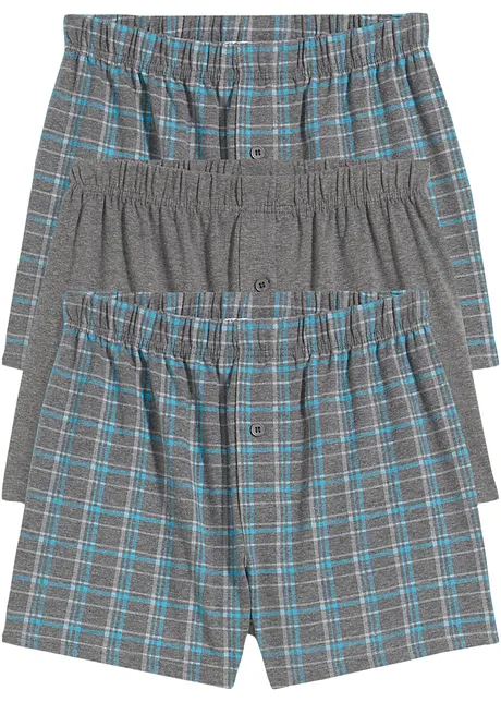 Boxershorts til barn med økologisk bomull (3-pack), bonprix