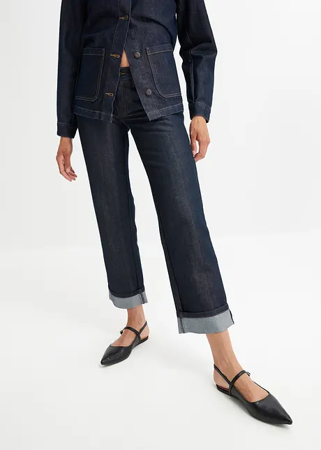 Straight-jeans Low Waist, rinse wash, bonprix