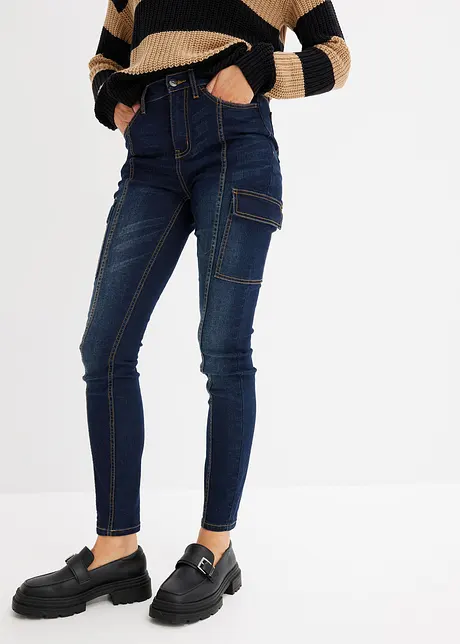 Skinny cargo-jeans, bonprix