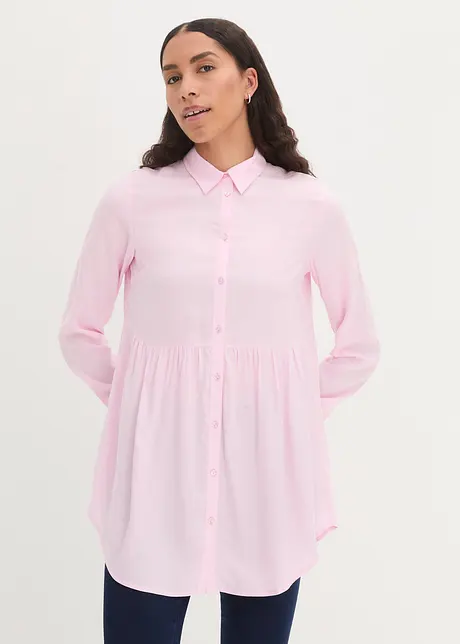 Lang bluse av viskose, bonprix