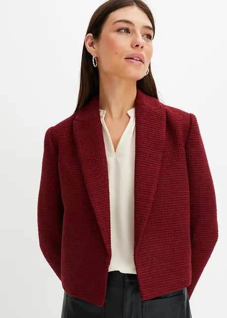 Kort bouclé-blazer, bonprix