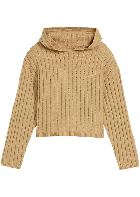 Cardigan med hette til barn, bonprix