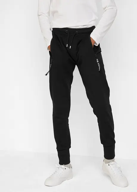 Joggebukse i ren bomull, bonprix