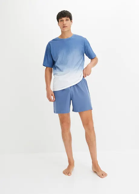 Kort pyjamas i 100% bomull, bonprix