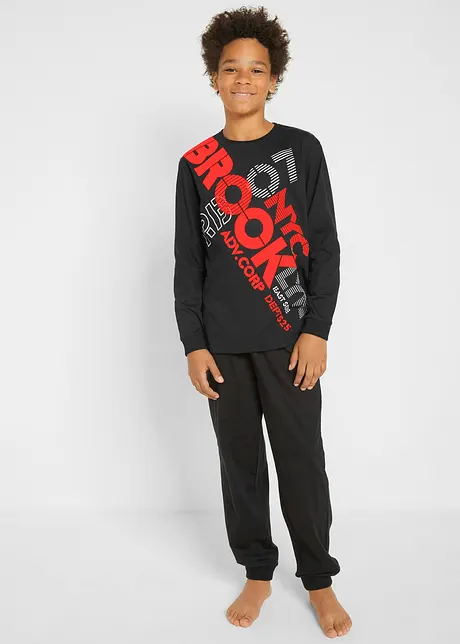 Pyjamas med økologisk bomull (2-delt sett), bonprix