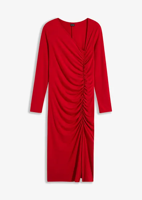 Jerseykjole med utringning, bonprix