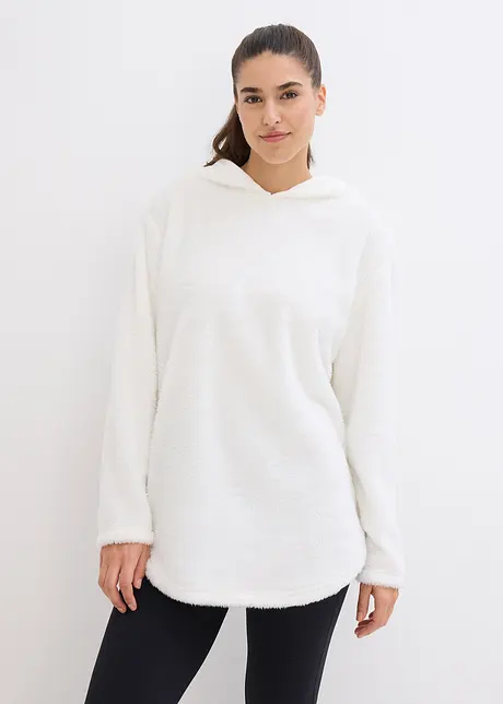 Lang kose-fleecegenser, Oversized, bonprix