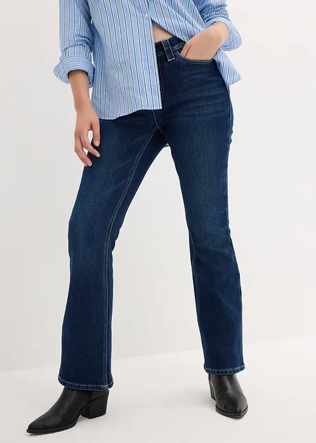 Bootcut-termojeans Mid Waist,  supermyk, bonprix