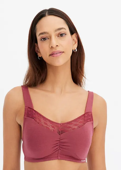 Feel Comfort-bralette i mykt materiale (2-pack), bonprix