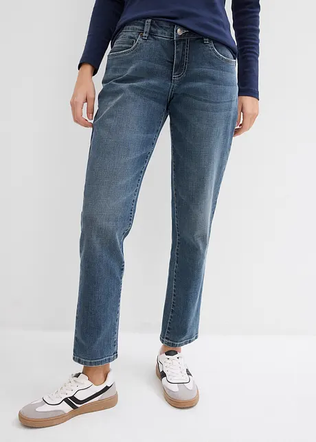 Boyfriend Jeans Mid Waist, stretch, bonprix