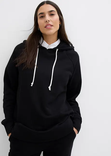 Hoodie med hette, bonprix