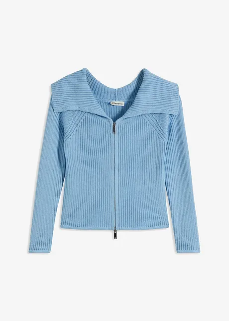 Ribbestrikket, kort cardigan, bonprix