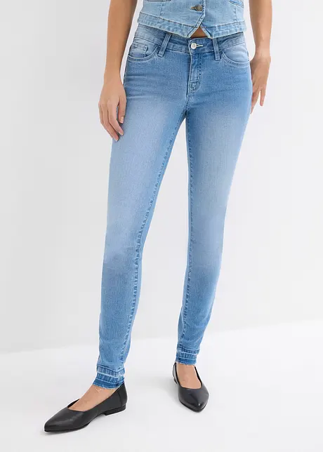 Skinny Jeans Mid Waist, stretch, bonprix