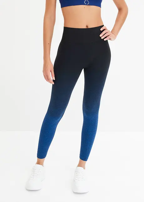 Sømløse leggings med fargegradering, hurtigtørkende, bonprix