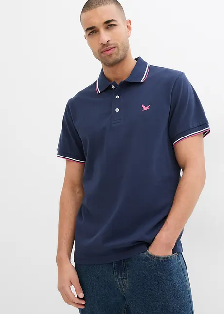 Pique-poloshirt, kortermet, bonprix