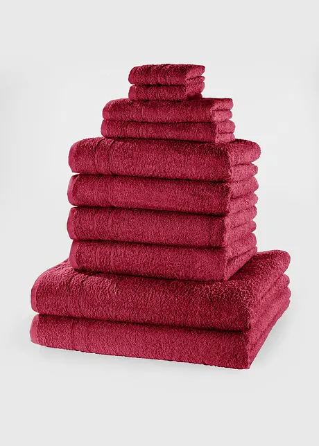 Håndklesett (10-pakning), bonprix
