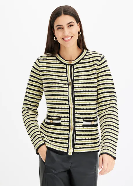Cardigan med elegante knapper, bonprix