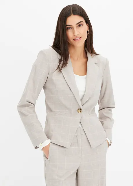 Blazer med glencheck-ruter, bonprix