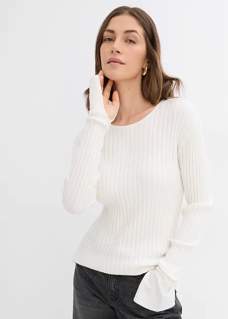 Ribbestrikket topp, bonprix