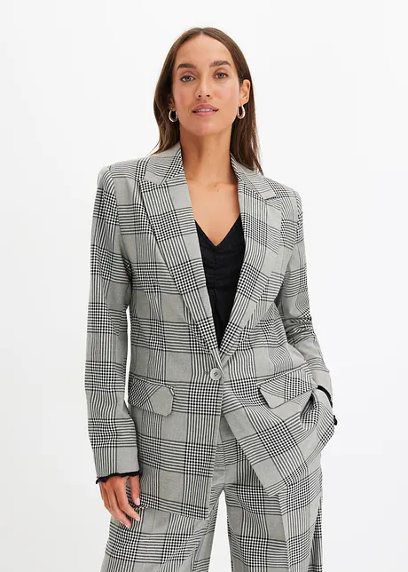 Blazer med rutemønster, bonprix