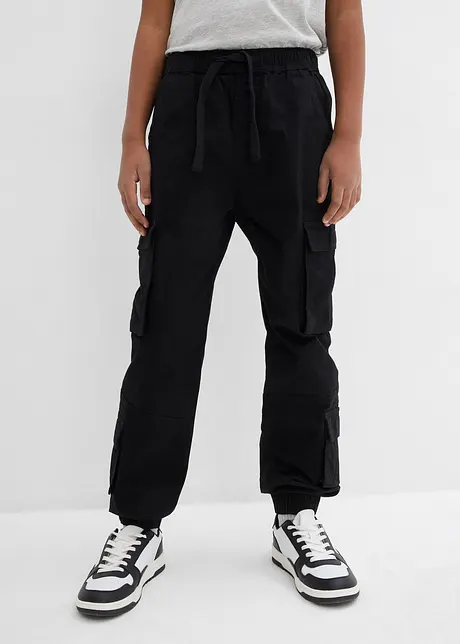 Pull on-cargobukse med stretch, Regular Fit, bonprix