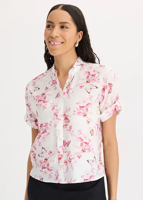 Mønstret bluse, bonprix
