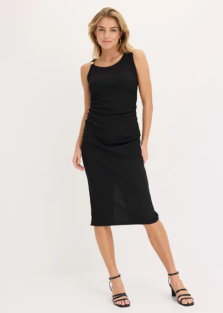 Figurnær one shoulder-kjole, bonprix
