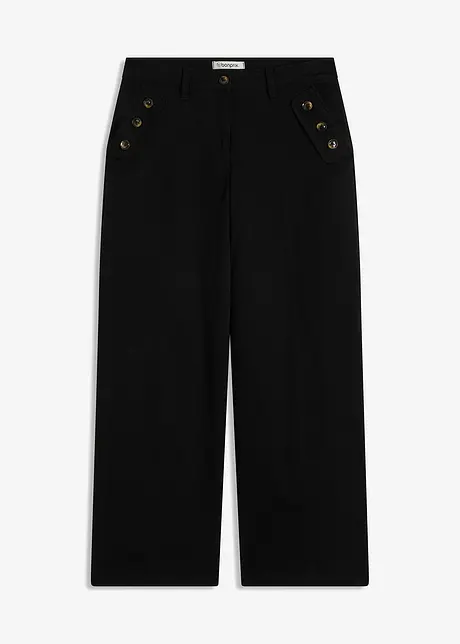 Twillbukse med pynteknapper, bonprix