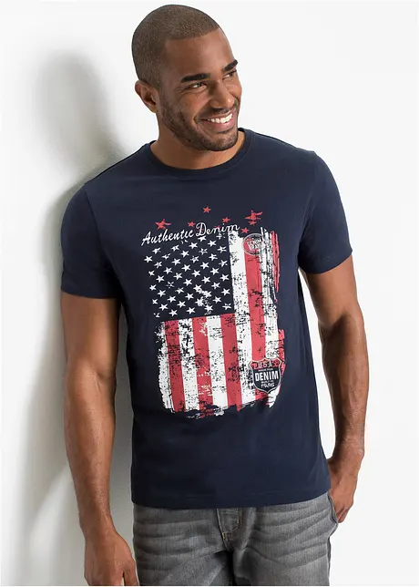 T-shirt i ren bomull, bonprix
