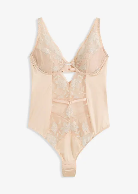 Stringbody med bøyle og glans, bonprix