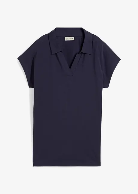 Topp med åpen krage, bonprix