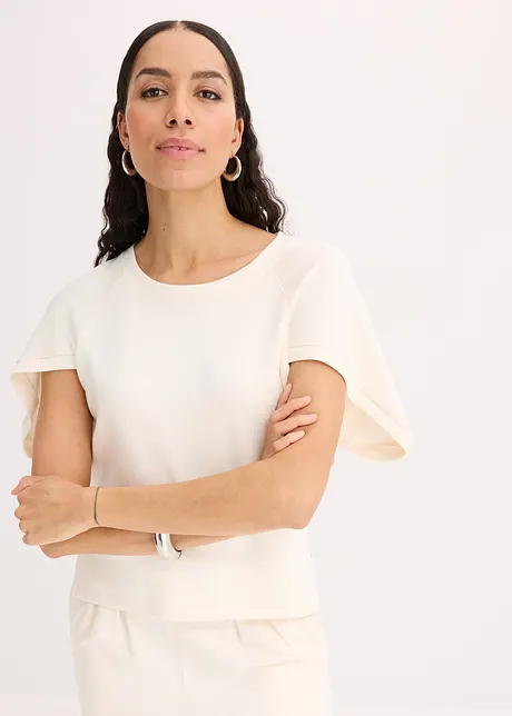Oversized topp i lett viskosemiks, bonprix