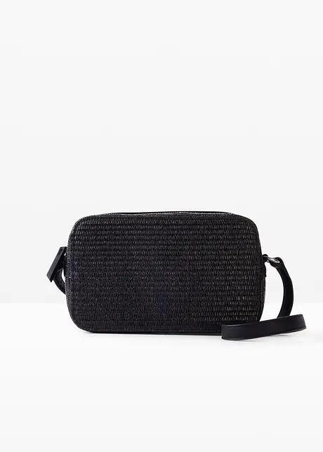 Skulderveske i strå-look, bonprix