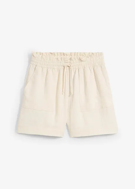 Paperbag-shorts i lett lyocell, bonprix