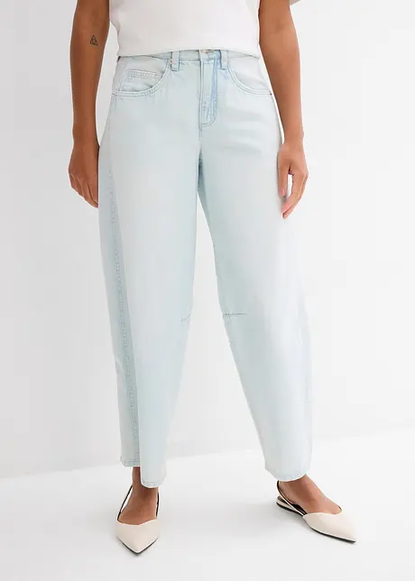 Loose Fit-jeans, Mid Waist, super soft cropped, bonprix