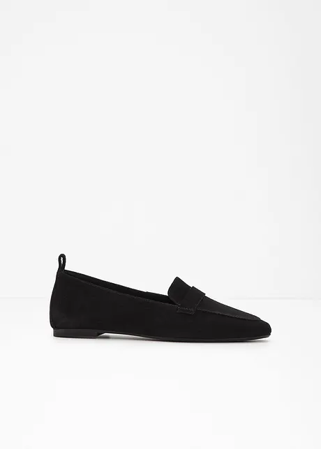 Loafers i skinn, bonprix