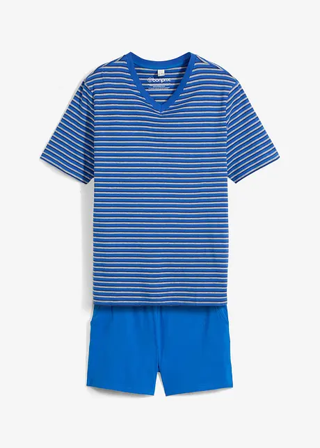 Pyjamas med V-hals, bonprix