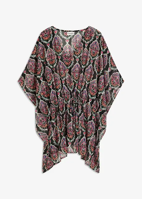Strandtunika i chiffon, bonprix