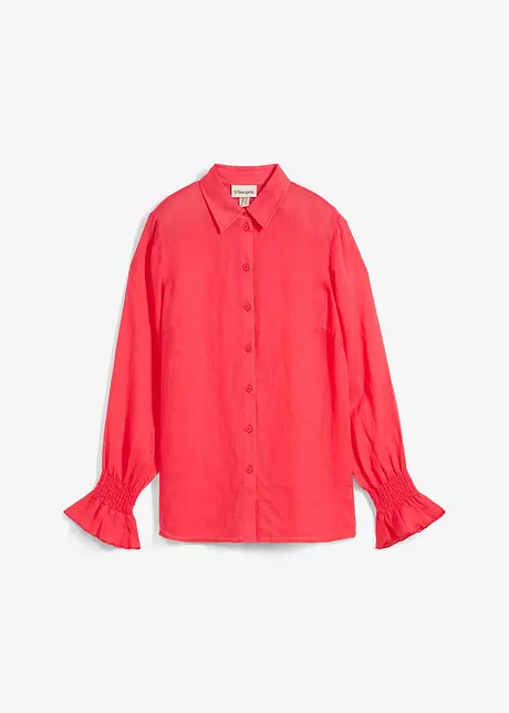 Skjortebluse av ramie, bonprix
