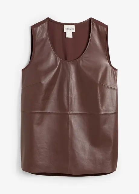 Singlet med forstykke i lammenappa, bonprix