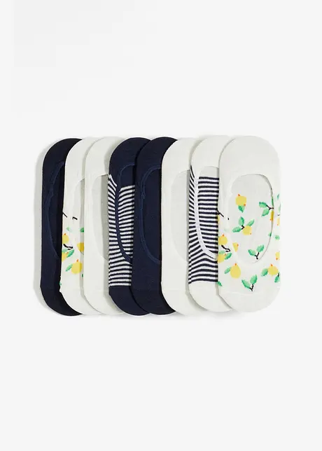 Steps sokker med økologisk bomull og silikonstriper (8-pack), bonprix