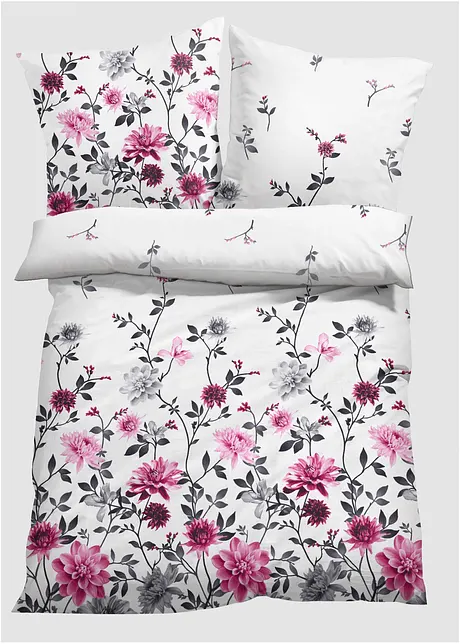 Sengetøy med blomsterdesign, bonprix
