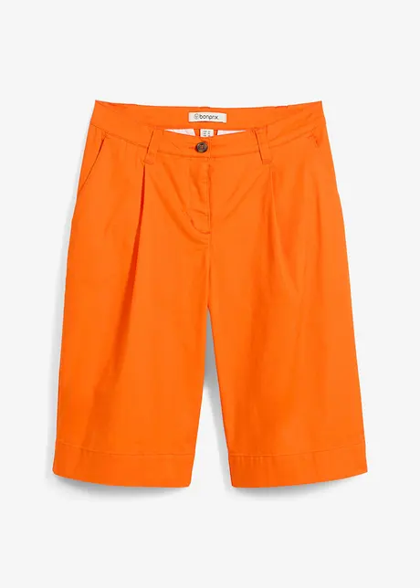Vid shorts i twill, bonprix