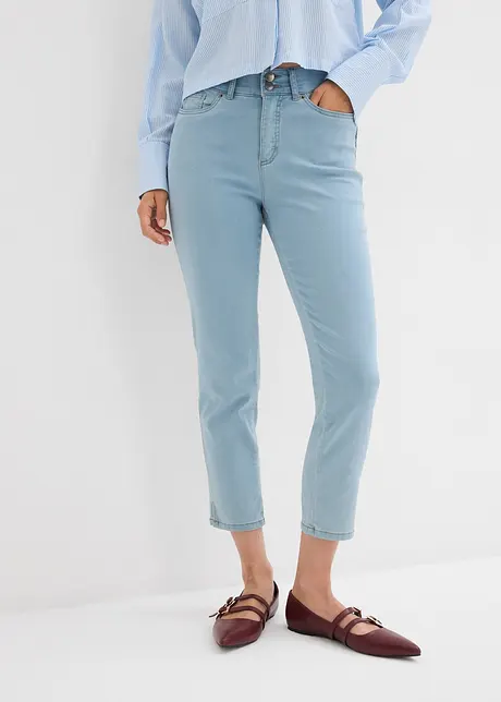 Slim Fit-jeans, Mid Waist, komfortlinning, bonprix