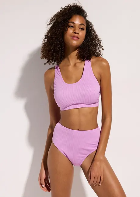 Bikini i ribbemateriale (2-delt sett), bonprix