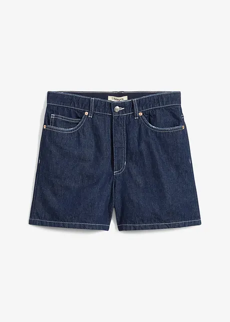 Jeansshorts High Waist, Low Stretch, bonprix
