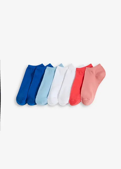 Ankelsokker med økologisk bomull (7-pack), bonprix