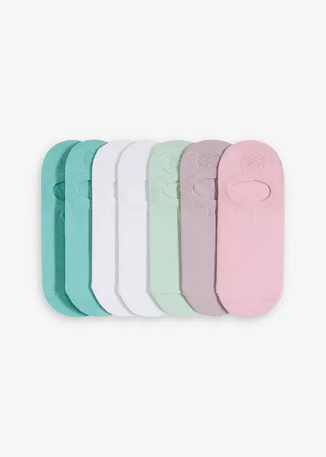 Steps sokker med økologisk bomull og silikonstriper (7-pack), bonprix