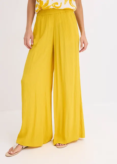 Pull on-bukse i lett viskose, bonprix