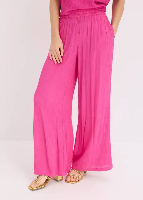 Pull on-bukse i lett viskose, bonprix